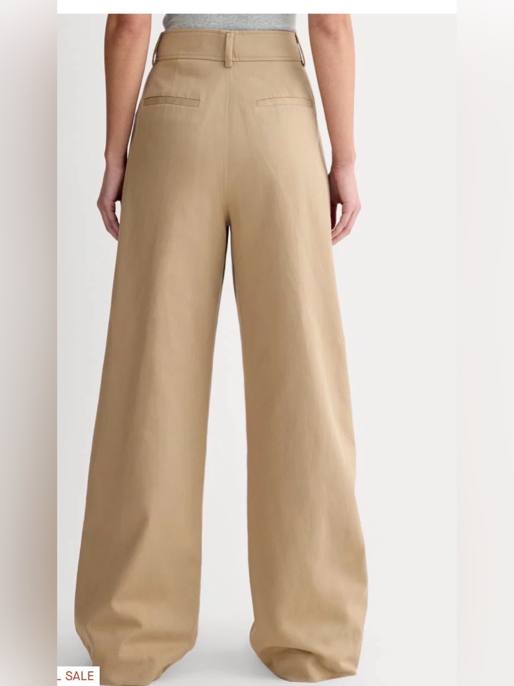 Everlane The Draper Pleated Pant in Buttersmooth in Ash Brown , size 4Short